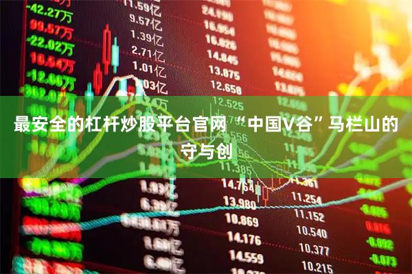 最安全的杠杆炒股平台官网 “中国V谷”马栏山的守与创